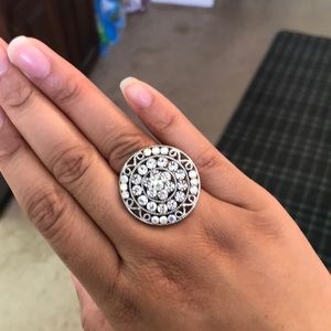 “Diamond” cocktail ring